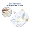 Head Shaping Memory Foam Pillow for Newborns