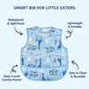 Hopop Easy-Clean Waterproof Baby Bib with Food Catcher Pocket