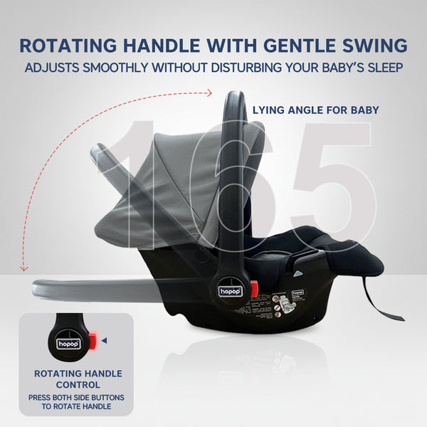 Hopop 4 in 1 Multi-Purpose Comfy Infant Car Seat for Baby
