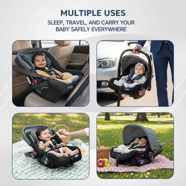 Hopop 4 in 1 Multi-Purpose Comfy Infant Car Seat for Baby