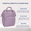 Portable & Stylish Baby Diaper Bag - hopop.in