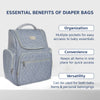 Portable & Spacious Baby Diaper Bag - hopop.in