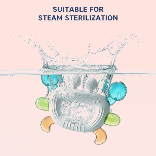 Hopop Silicone Baby Teether, Sensory Chew Toy for Gum Relief - Assorted