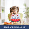 Easy Clean Crumb Catcher Silicone Bib