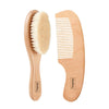 Natural Bristle Baby Wooden Brush & Comb Set - hopop.in
