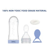 Portable baby silicone spoon food feeder