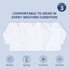 Baby Envelope Neck Full Sleeve Vest - Pack of 3