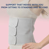 Post Delivery Belt for Women - Postpartum Belly Binder for C-Section & Normal Delivery Recovery (Waist 29"-46") - Grey