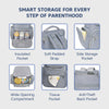 Portable & Spacious Baby Diaper Bag - hopop.in