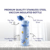 Insulated Stainless Steel Water Bottle for Kids -450 ml - hopop.in