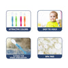 Set of 2 Silicone Baby Feeding Spoons, Easy Grip and BPA-Free