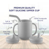 3 in 1 Sipper Cup with Spout & Straw -210 ml - hopop.in