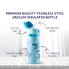 Insulated Stainless Steel Water Bottle for Kids -450 ml - hopop.in