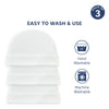 Soft & Comfortable Cotton Baby Caps - Pack of 3 ( White) - hopop.in