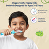 Hopop Kids Toothbrush for 3-8 Years | Extra Soft Bristles | Crocodile Design