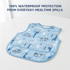 Hopop Easy-Clean Waterproof Baby Bib with Food Catcher Pocket