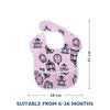 Waterproof Baby Apron Bib with Crumb Catcher Pocket - hopop.in