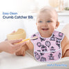 Waterproof Baby Apron Bib with Crumb Catcher Pocket - hopop.in