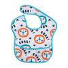 Waterproof Baby Apron Bib with Crumb Catcher Pocket