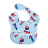 Waterproof Baby Apron Bib with Crumb Catcher Pocket