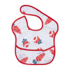 Waterproof Baby Apron Bib with Crumb Catcher Pocket