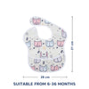 Waterproof Baby Apron Bib with Crumb Catcher Pocket - hopop.in