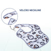 Waterproof Baby Apron Bib with Crumb Catcher Pocket
