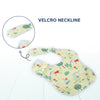 Waterproof Baby Apron Bib with Crumb Catcher Pocket