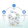 Waterproof Baby Apron Bib with Crumb Catcher Pocket - hopop.in
