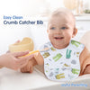 Waterproof Baby Apron Bib with Crumb Catcher Pocket - hopop.in