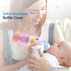 Soft & Stretchable Wide Neck Baby Feeding Bottle Cover - Pack of 2 - hopop.in