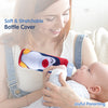 Soft & Stretchable Wide Neck Baby Feeding Bottle Cover - Pack of 2 - hopop.in