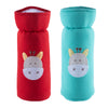 Soft Plush Hosiery Baby Feeding Bottle Cover with Easy to Hold Strap - hopop.in