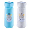 Soft Plush Hosiery Baby Feeding Bottle Cover with Easy to Hold Strap - hopop.in