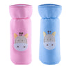 Soft Plush Hosiery Baby Feeding Bottle Cover with Easy to Hold Strap