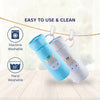 Soft Plush Hosiery Baby Feeding Bottle Cover with Easy to Hold Strap - hopop.in