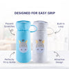 Soft Plush Hosiery Baby Feeding Bottle Cover with Easy to Hold Strap - hopop.in