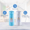 Soft Plush Hosiery Baby Feeding Bottle Cover with Easy to Hold Strap - hopop.in