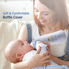 Soft Plush Hosiery Baby Feeding Bottle Cover with Easy to Hold Strap - hopop.in