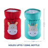 Soft Plush Hosiery Baby Feeding Bottle Cover with Easy to Hold Strap - hopop.in