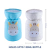 Soft Plush Hosiery Baby Feeding Bottle Cover with Easy to Hold Strap - hopop.in