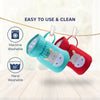 Soft Plush Hosiery Baby Feeding Bottle Cover with Easy to Hold Strap - hopop.in