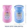 Soft Plush Hosiery Baby Feeding Bottle Cover with Easy to Hold Strap - hopop.in