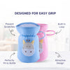 Soft Plush Hosiery Baby Feeding Bottle Cover with Easy to Hold Strap - hopop.in