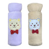 Soft Plush Towel Baby Feeding Bottle Cover with Easy to Hold Strap