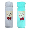 Soft Plush Towel Baby Feeding Bottle Cover with Easy to Hold Strap - hopop.in