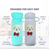 Soft Plush Towel Baby Feeding Bottle Cover with Easy to Hold Strap - hopop.in