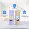 Soft Plush Towel Baby Feeding Bottle Cover with Easy to Hold Strap