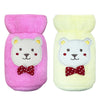 Soft Plush Towel Baby Feeding Bottle Cover with Easy to Hold Strap - hopop.in