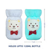 Soft Plush Towel Baby Feeding Bottle Cover with Easy to Hold Strap - hopop.in
